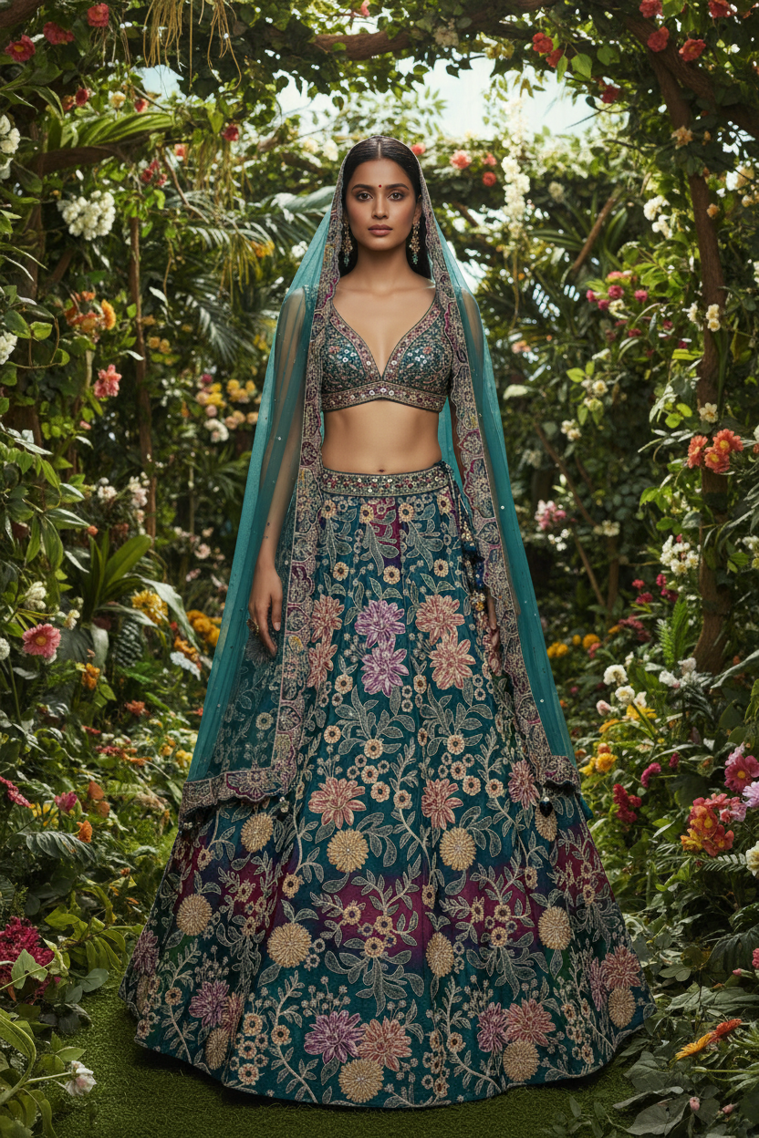 Embroidered Lehenga Choli