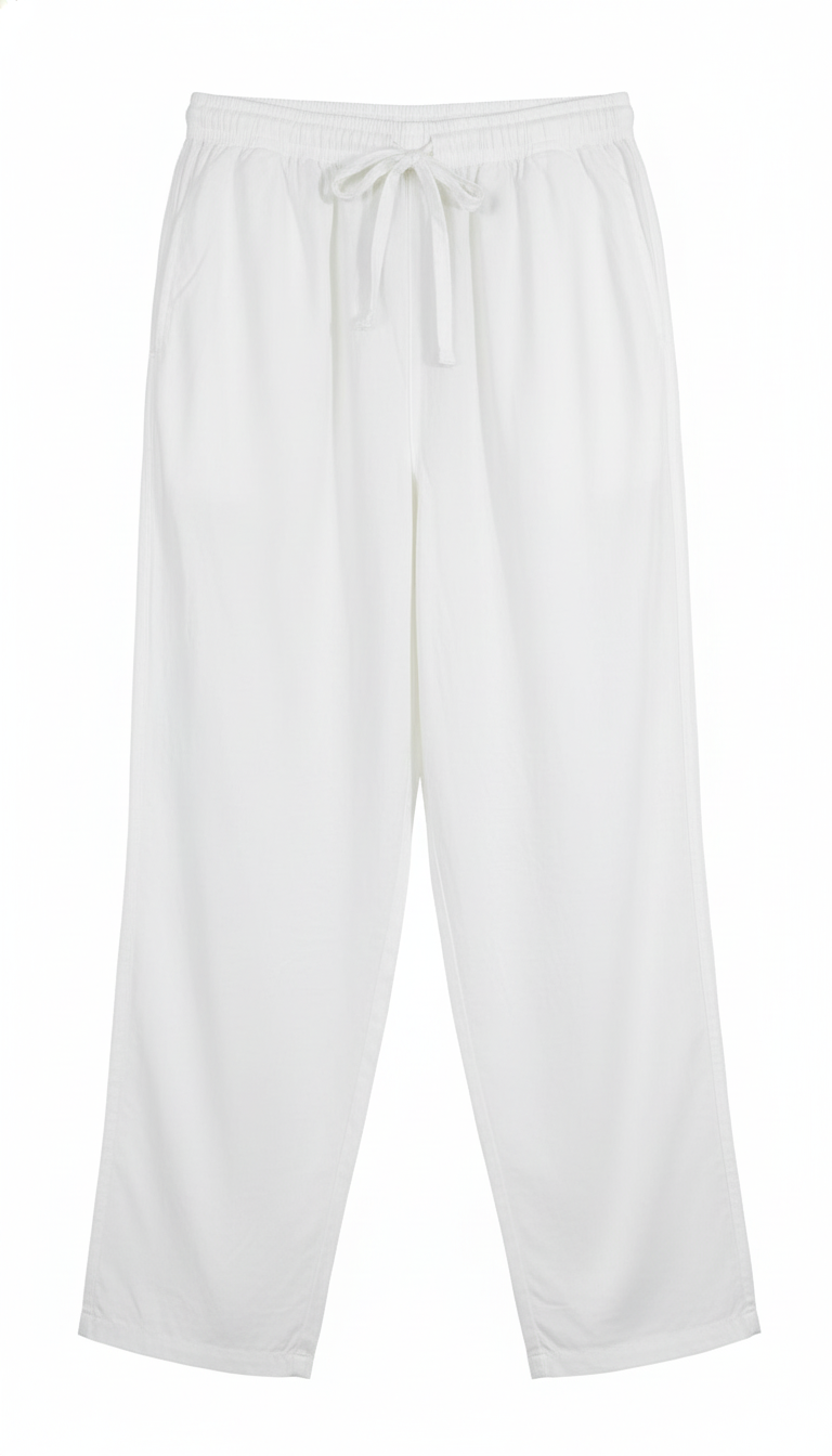 White Palazzo Pants view 2