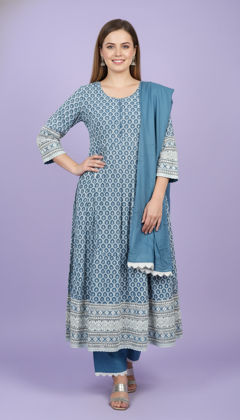 Ethnic Kurthi Set