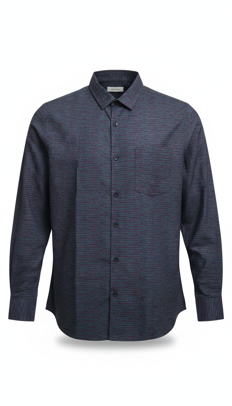 Mens Striped Casual Shirt view 2