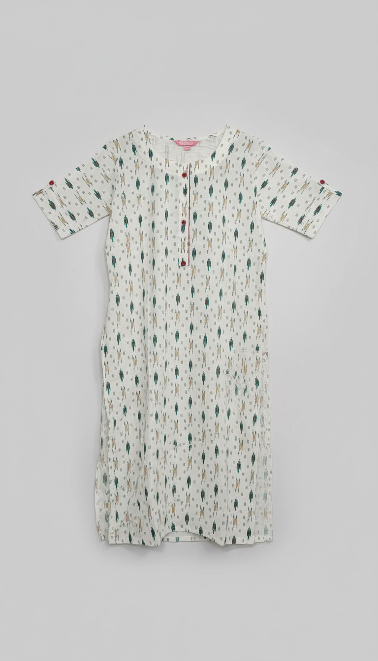 Aavasa Printed Kurthi view 2
