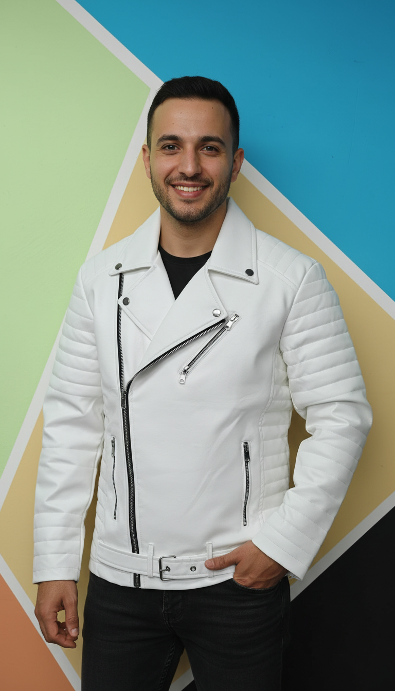 White Quilted Jacket
