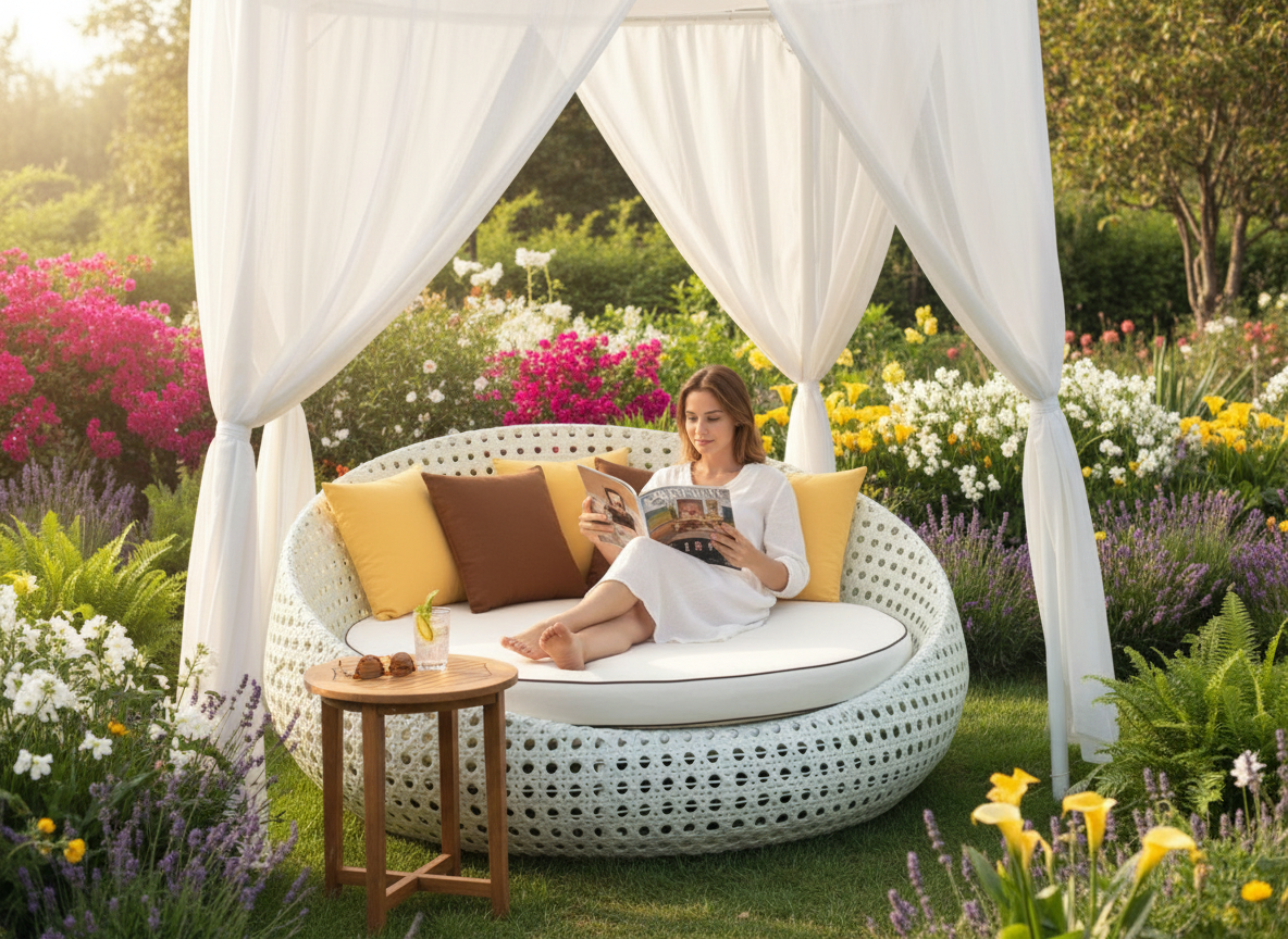 Rattan Daybed