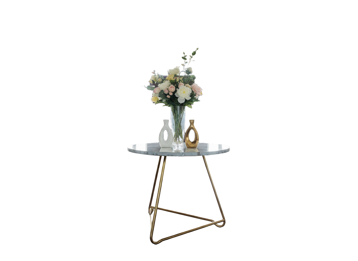 Marble Top Side Table view 2