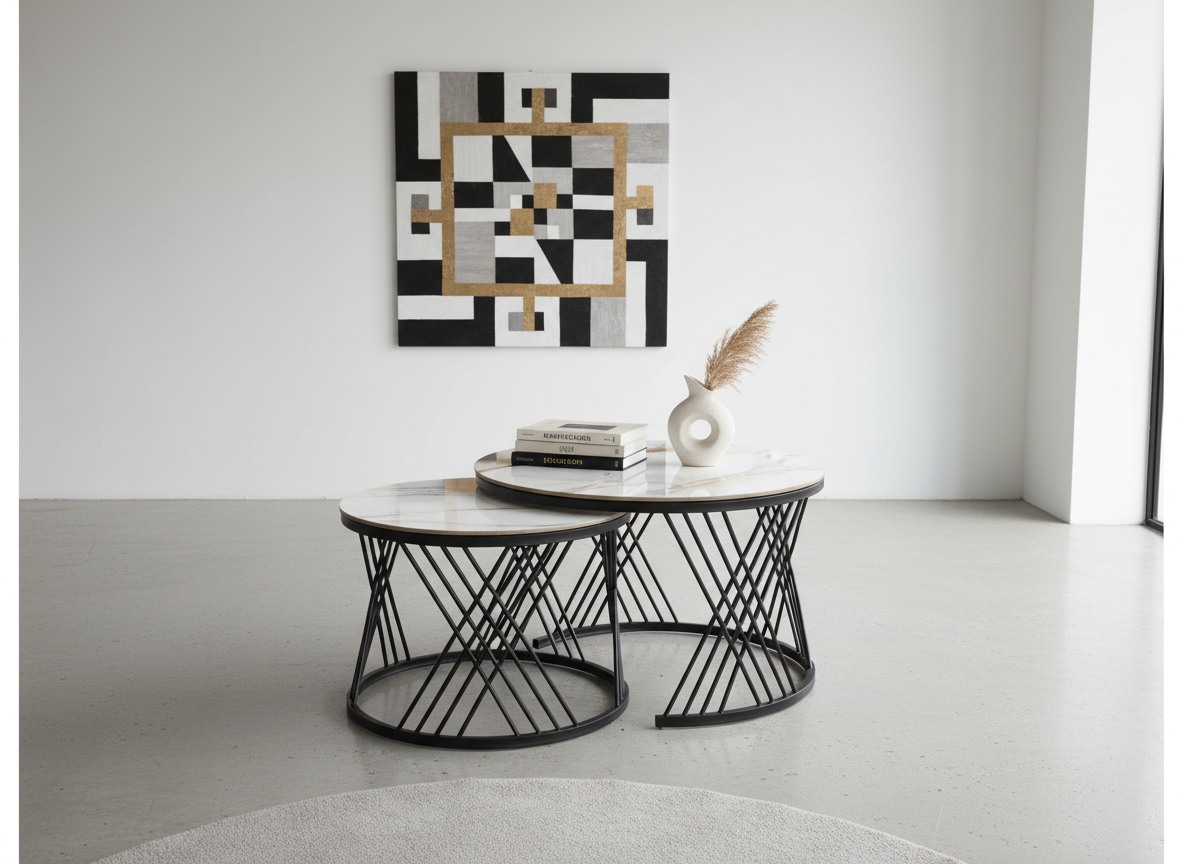Marble Nesting Tables