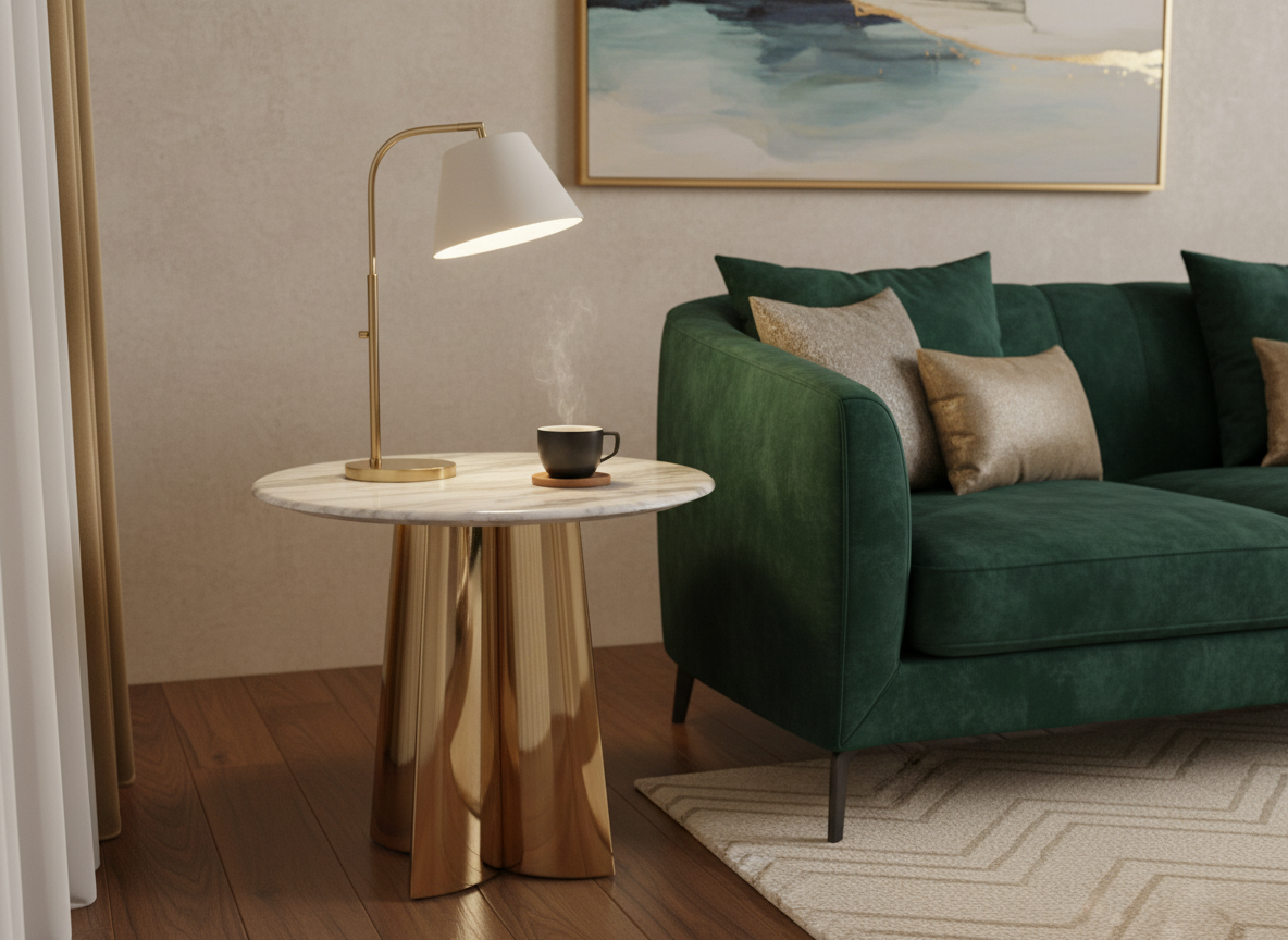 Luxury Marble Side Table