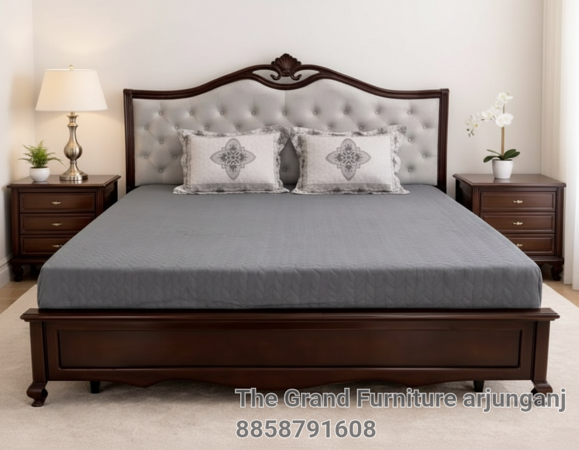 Elegant Wooden Bed Low Earth