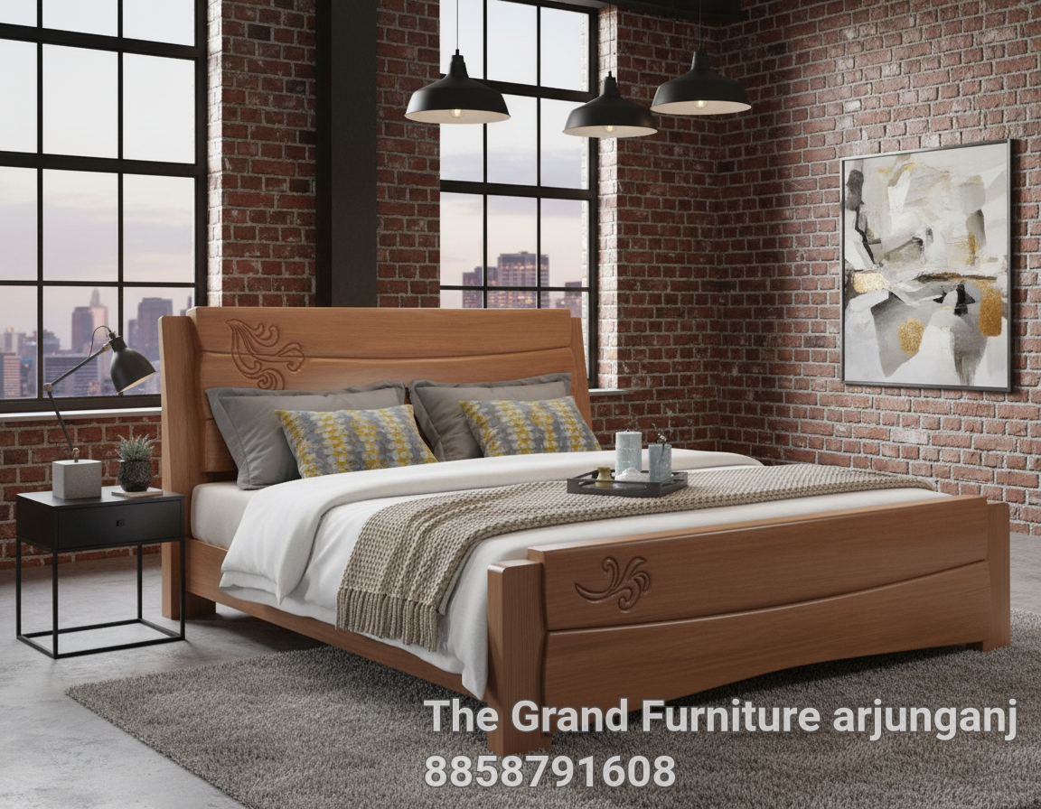 Elegant Wooden Bed Cricky
