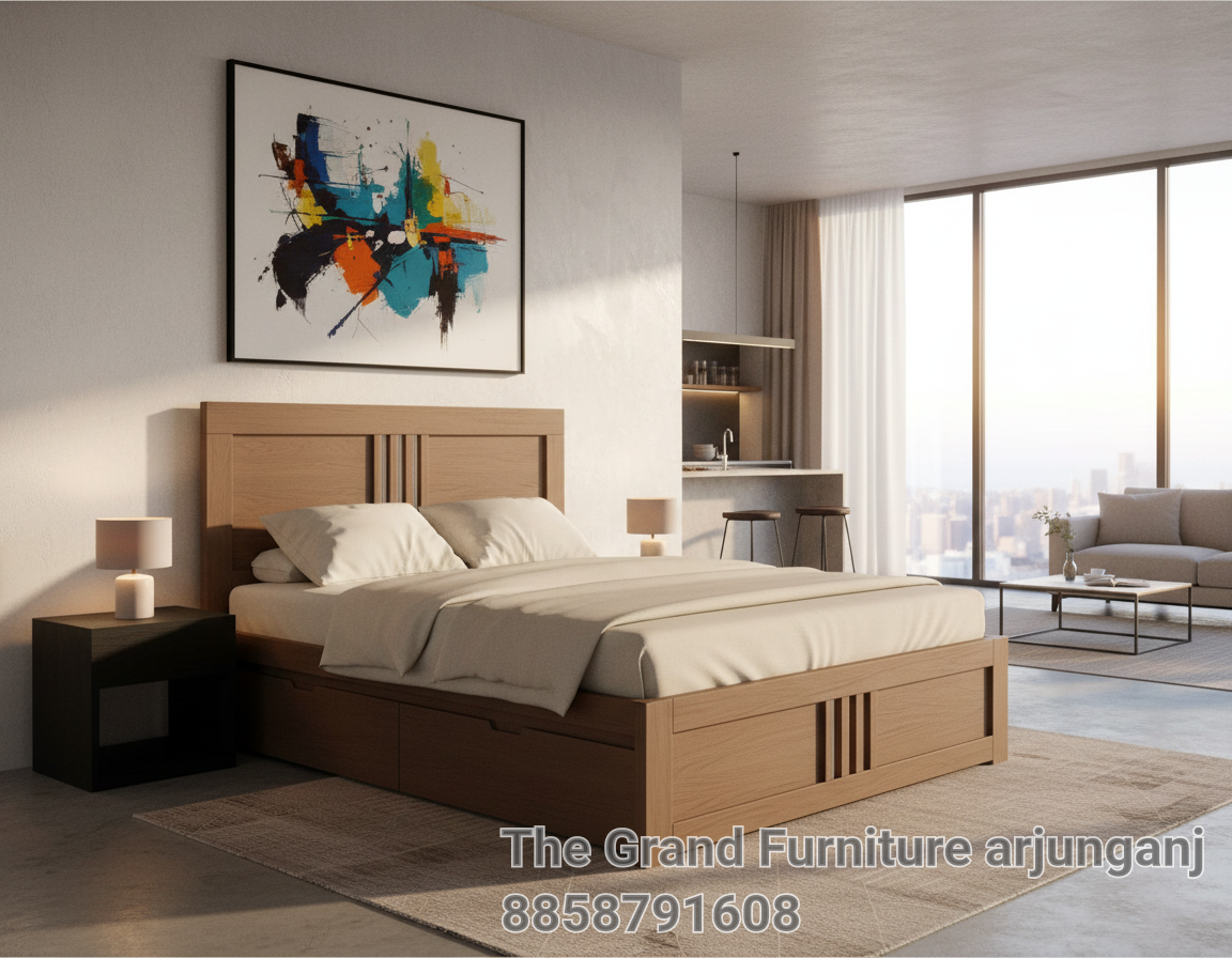 Classic Wooden Bed H2