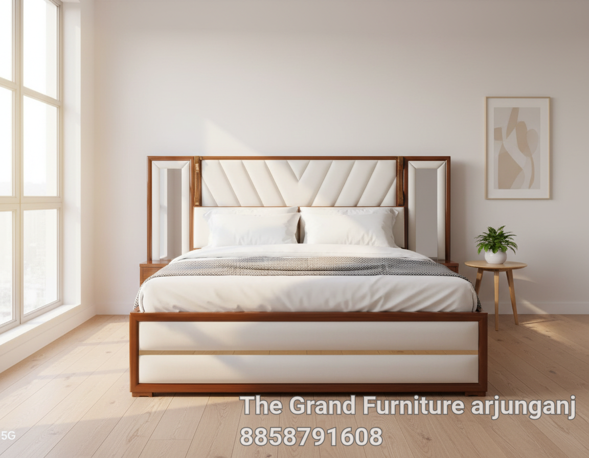 Stylish Wooden Bed Encure