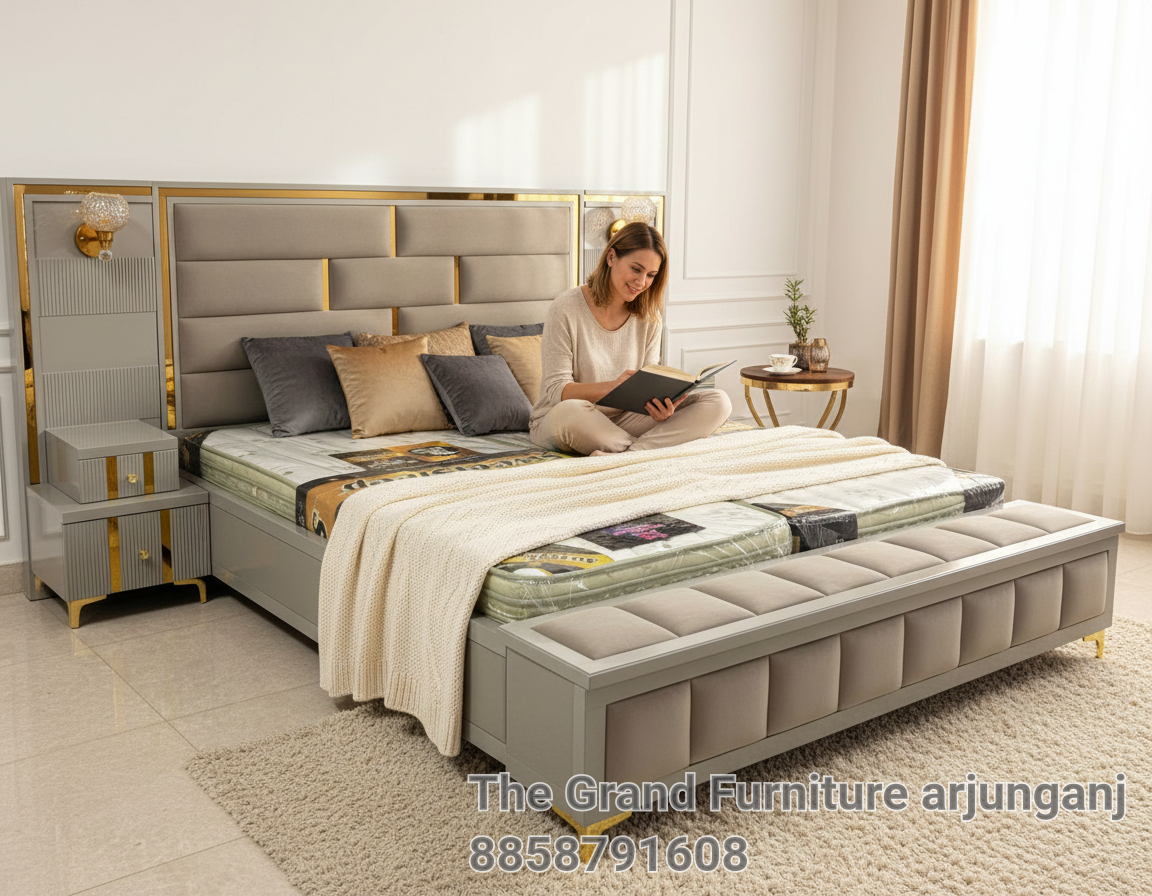 Stylish Upholstered Bed