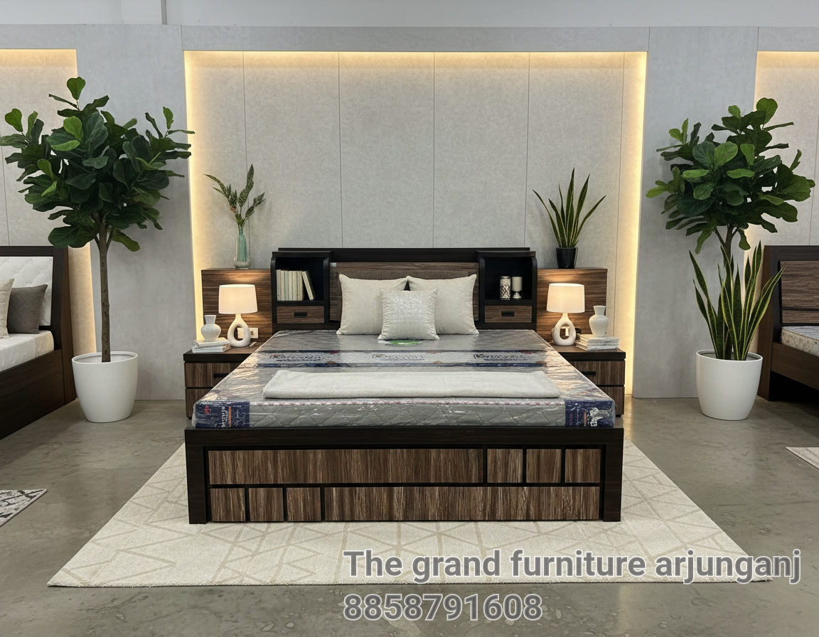 Oceania Mattress Wooden Bed
