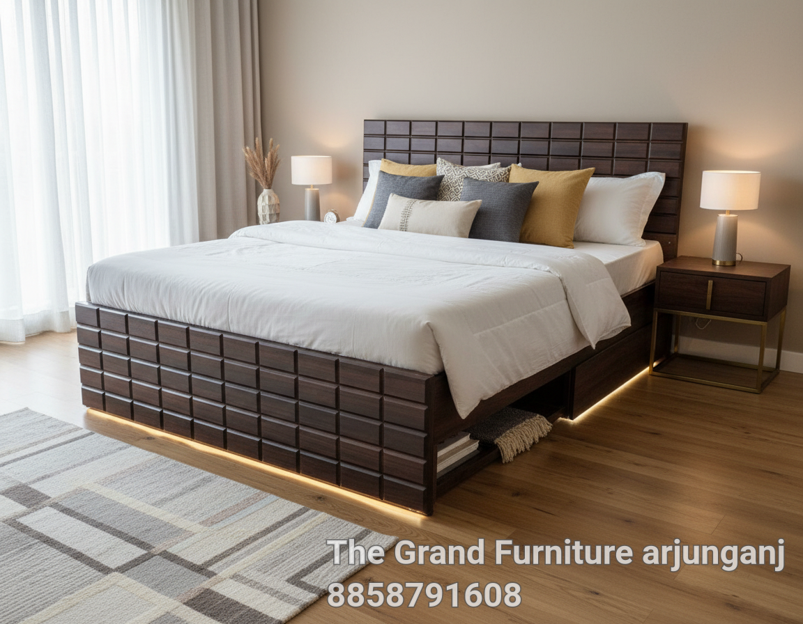 Furnisio Wooden Bed