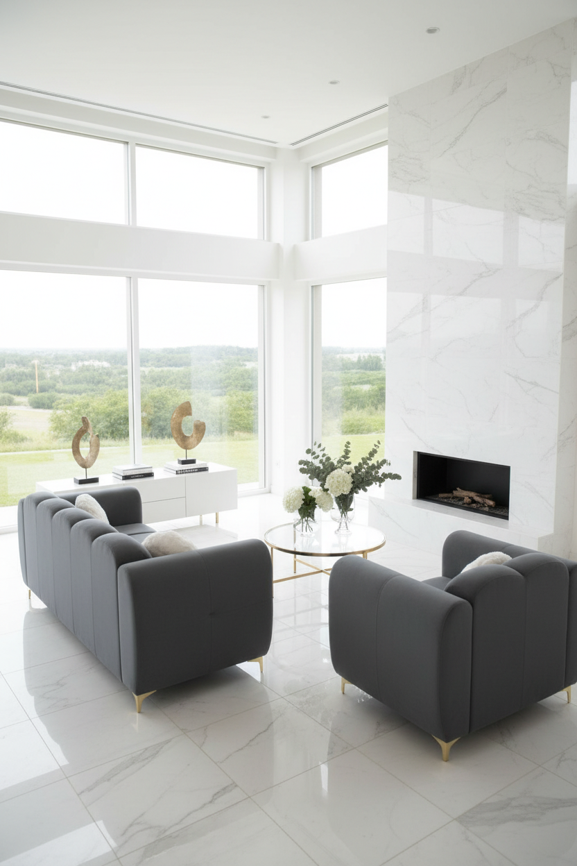 Gray Sofa Set