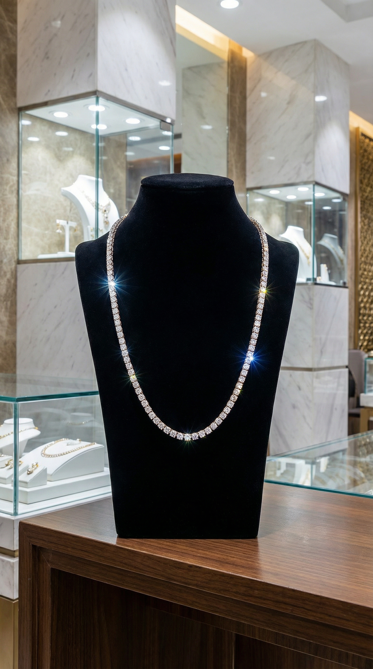 Sparkling Diamond Necklace