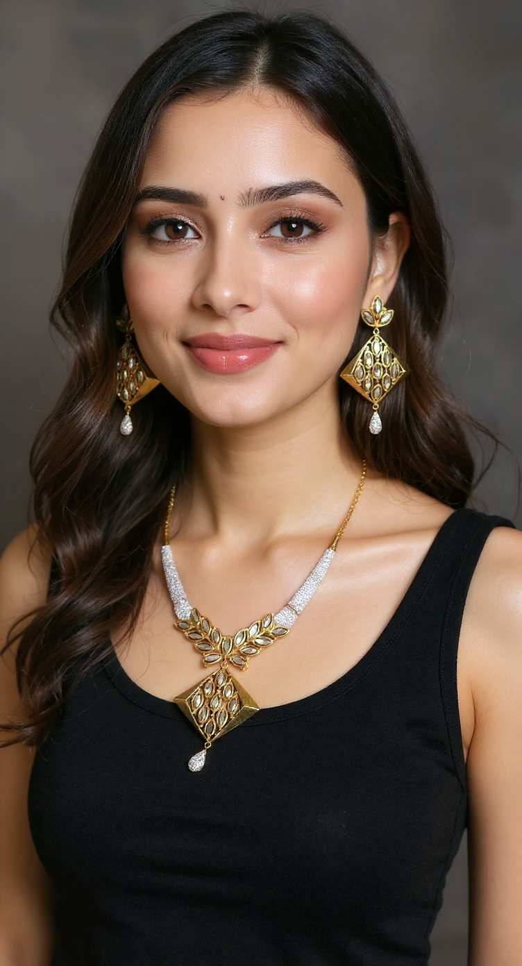Gold Plated Necklace Set