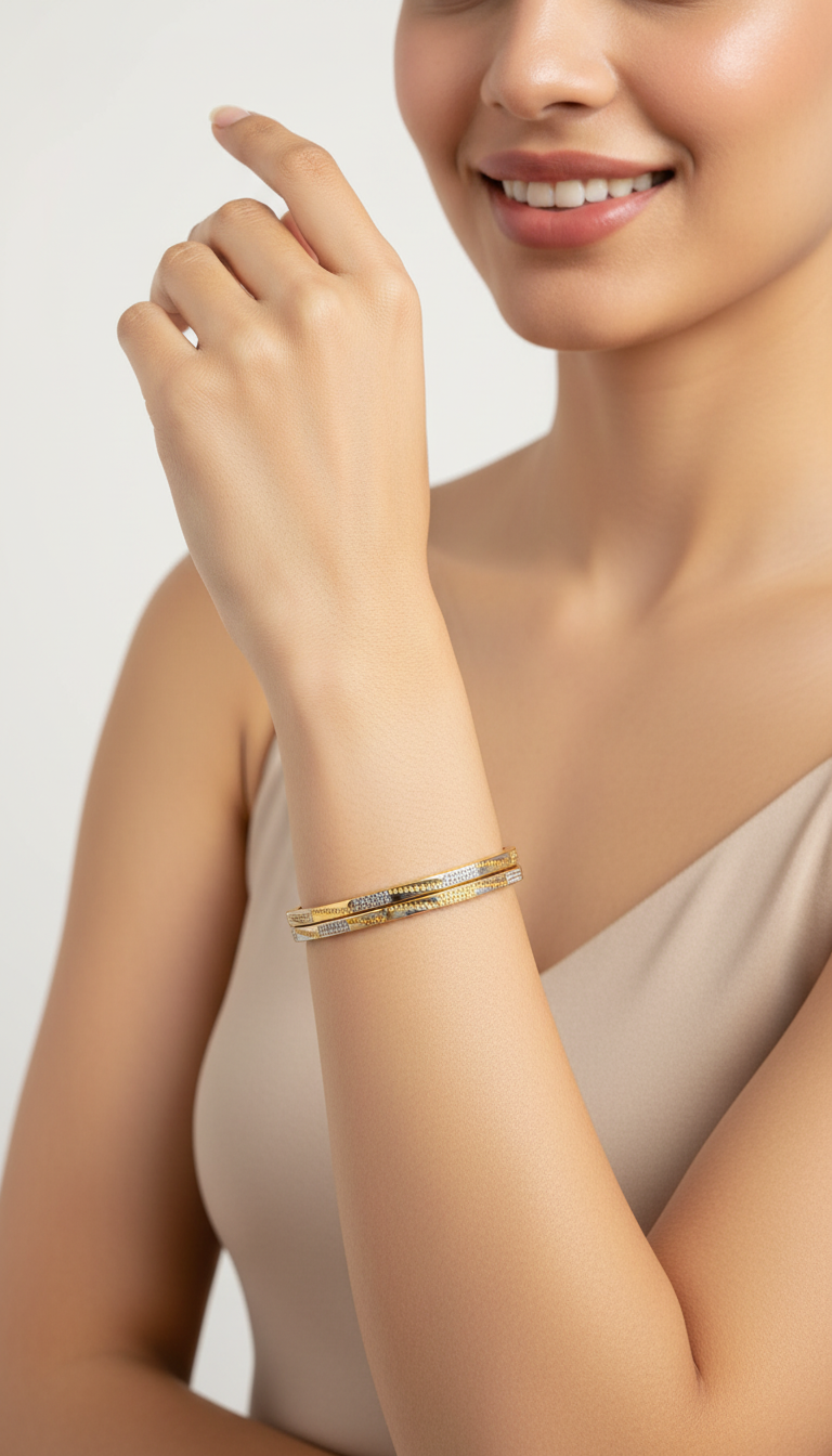 Mix Metal Bangle