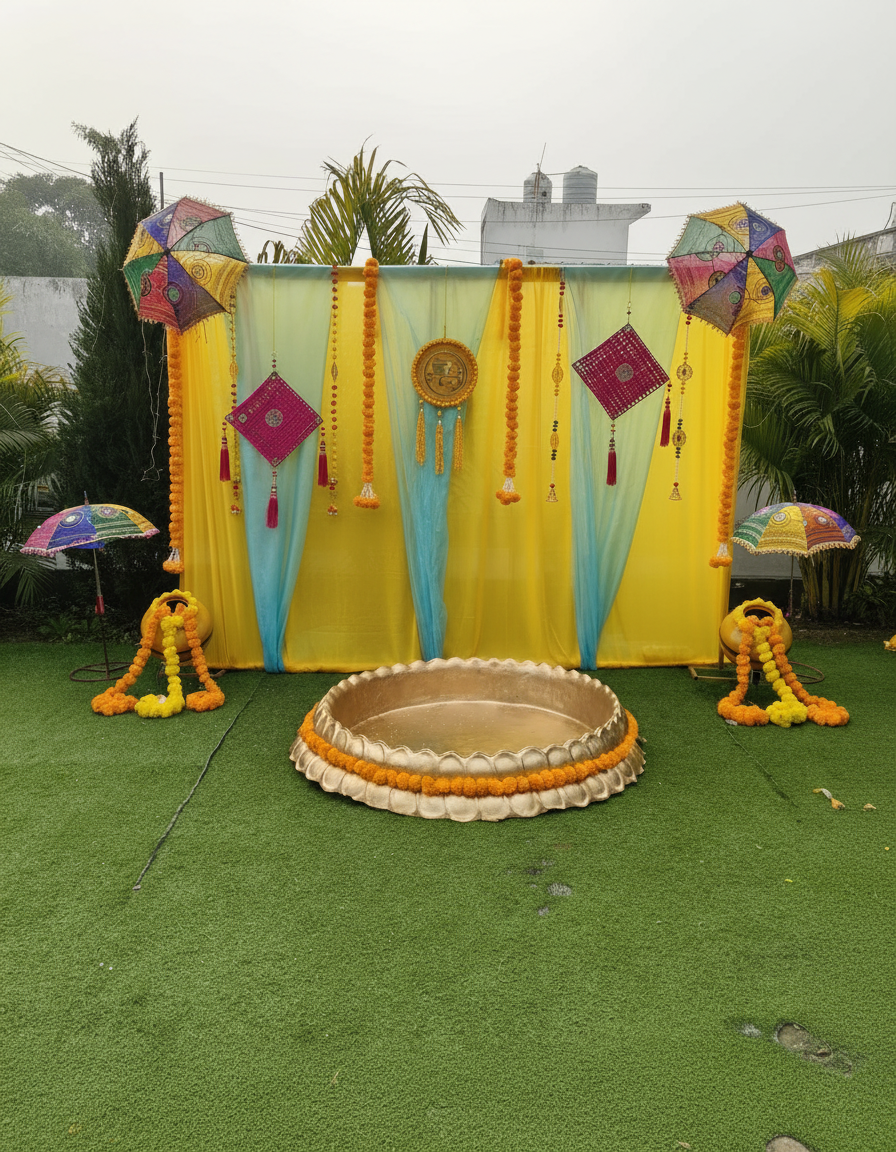 Decorative Festival Backdrop