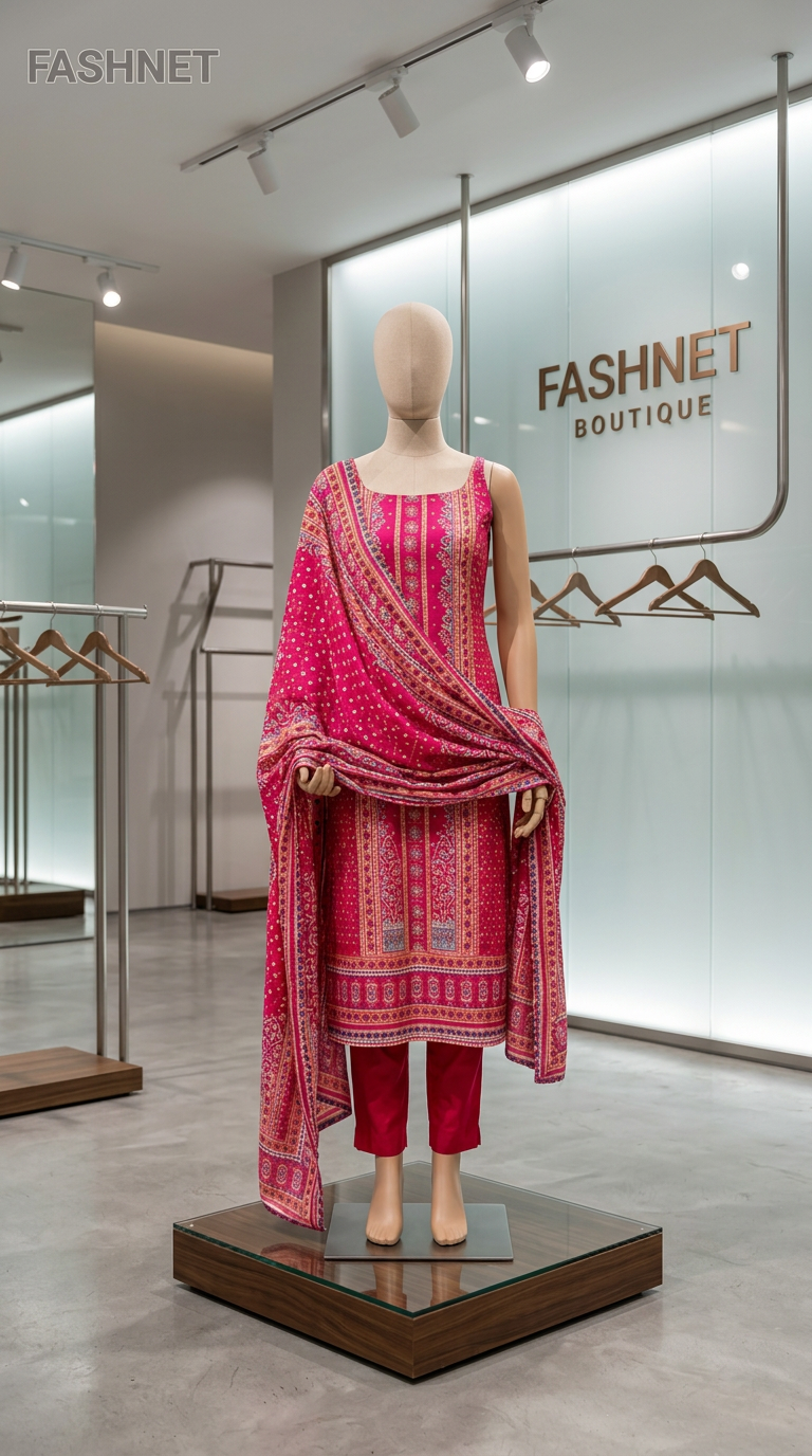 FabIndia Salwar Suit Set view 3