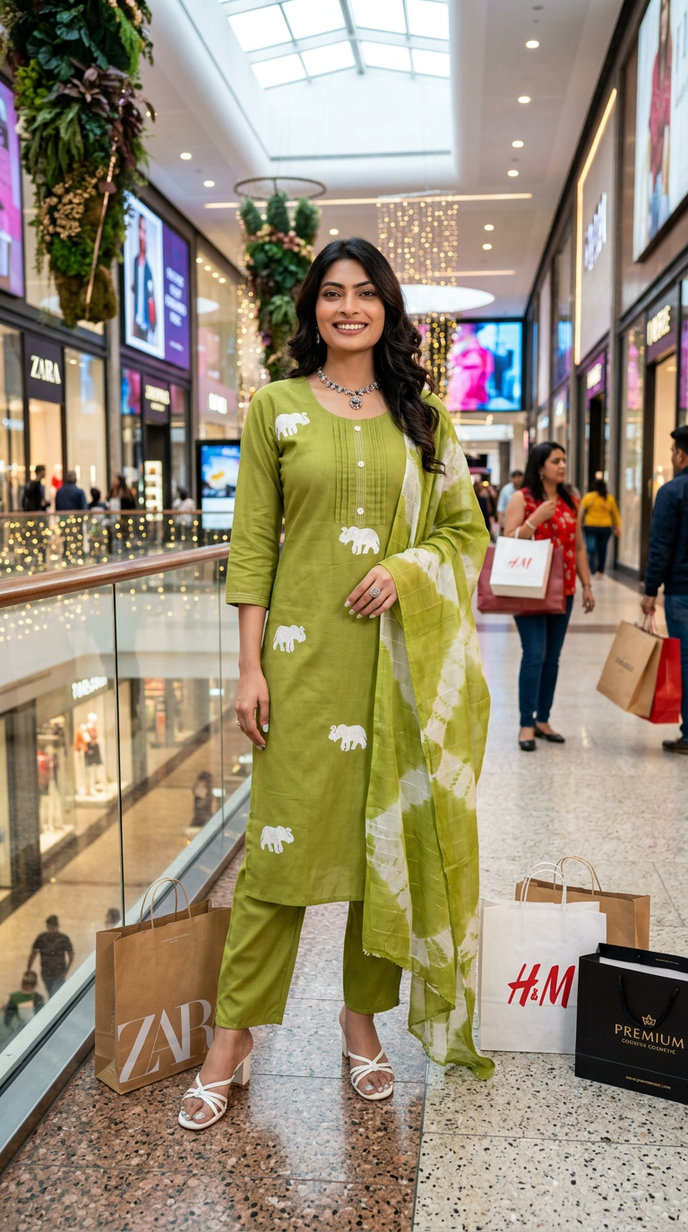 Khyana Kurti Set view 2