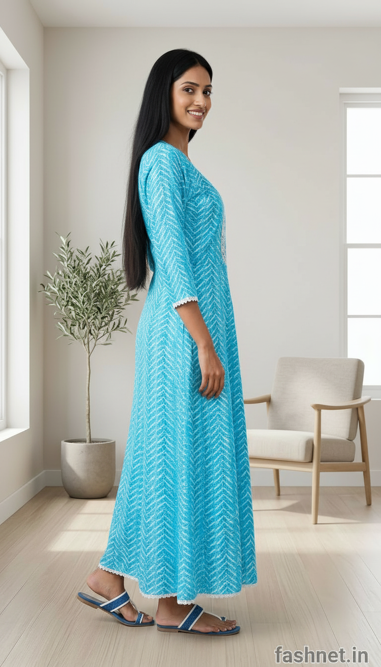 Fashnet Blue Kurta view 2