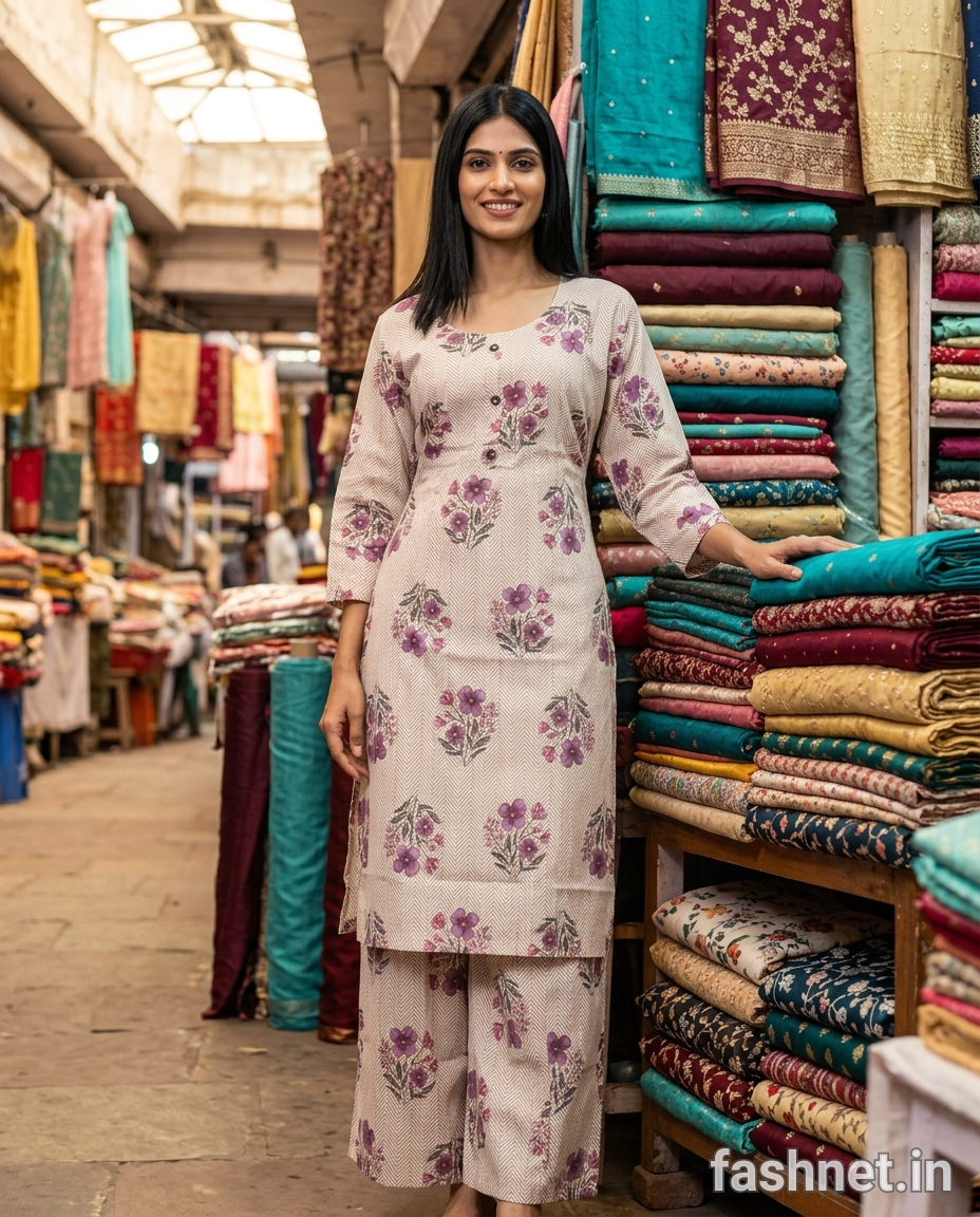 Floral Kurta Set/ Cord Set view 4