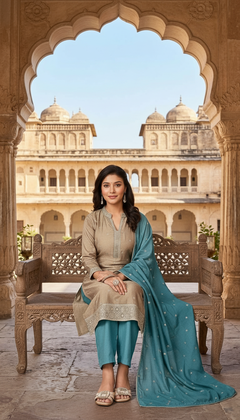 Elegant Kurta Set K4250 view 3