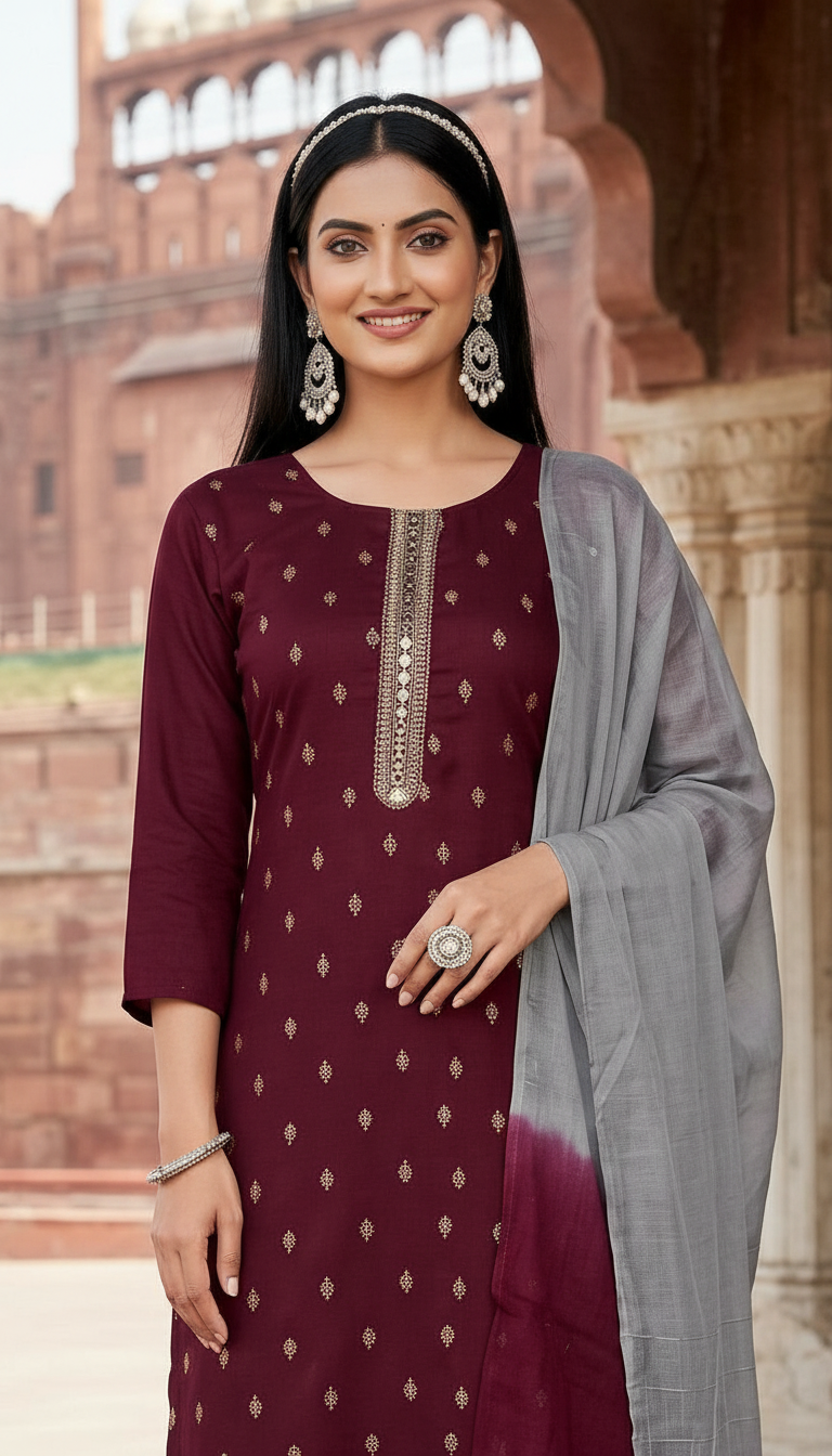 Elegant Kurta Set U5006 view 3
