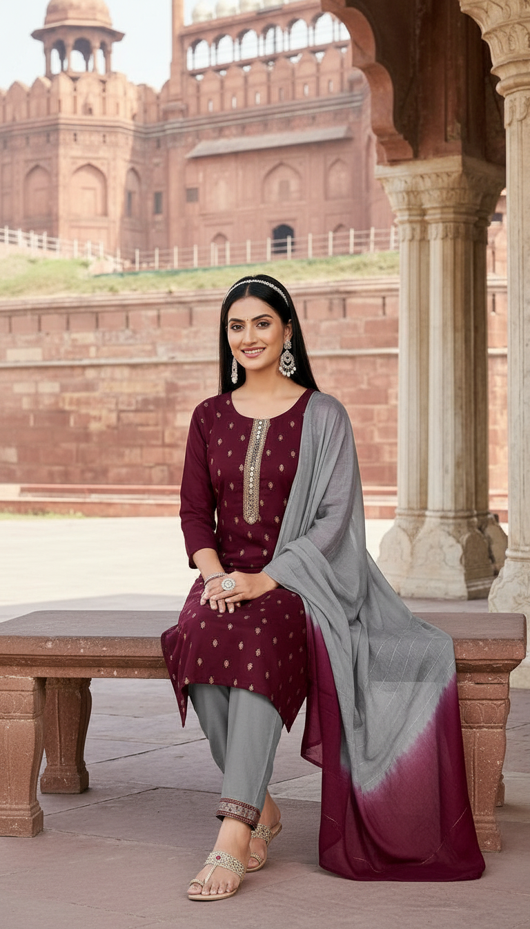 Elegant Kurta Set U5006 view 4