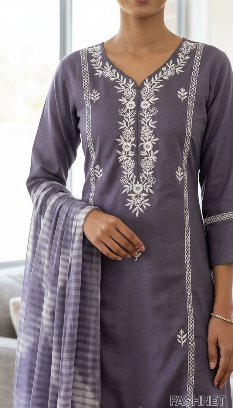 Fashnet Embroidered Kurta Set K5109D view 2
