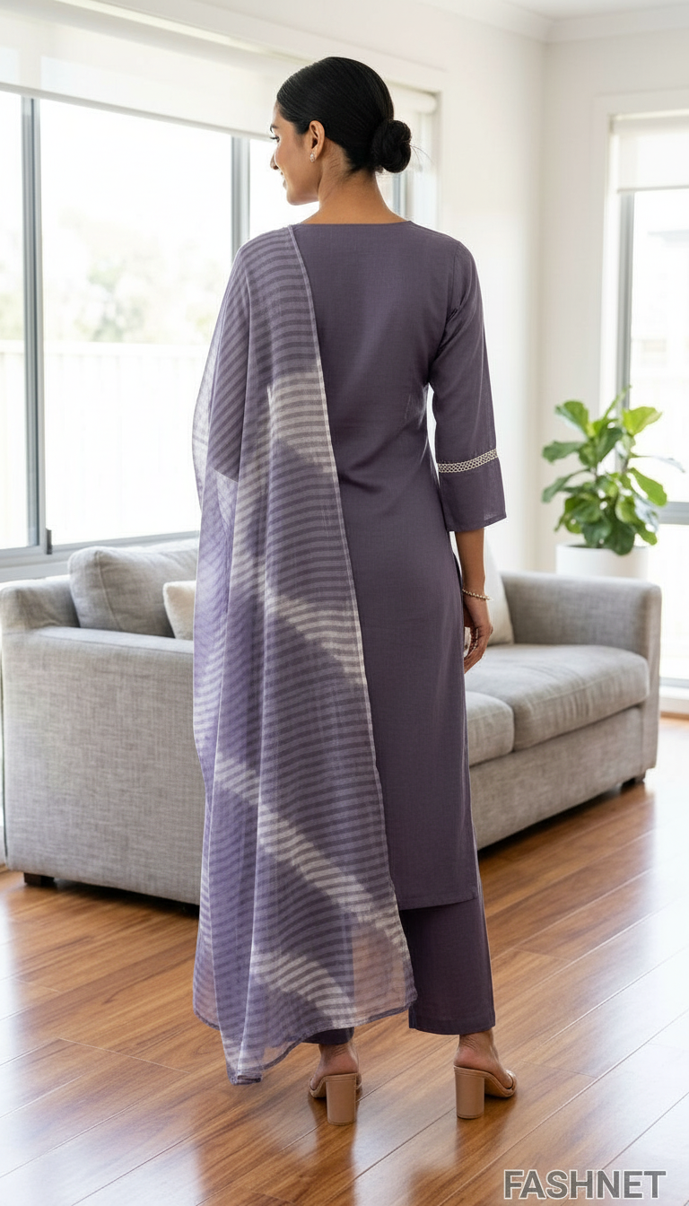 Fashnet Embroidered Kurta Set K5109D view 4