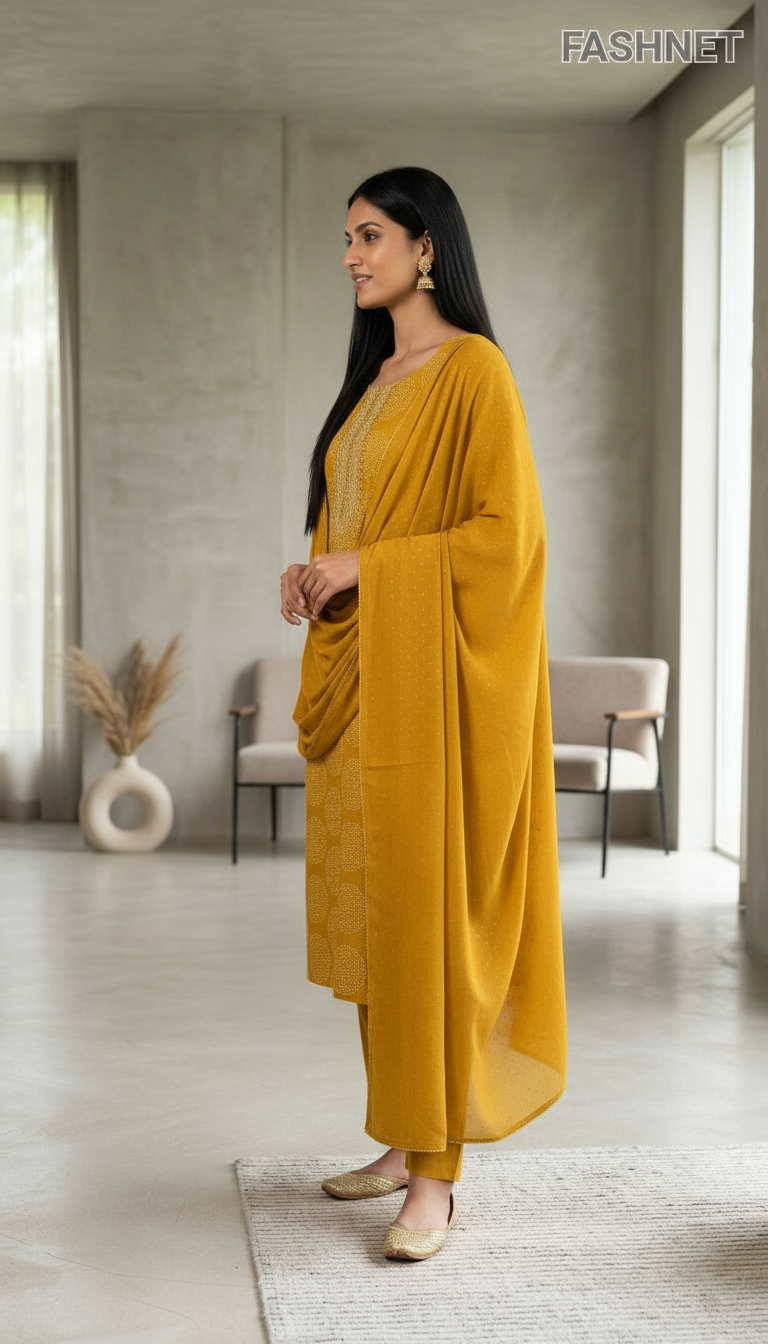 Fashnet Salwar Suit Set view 2
