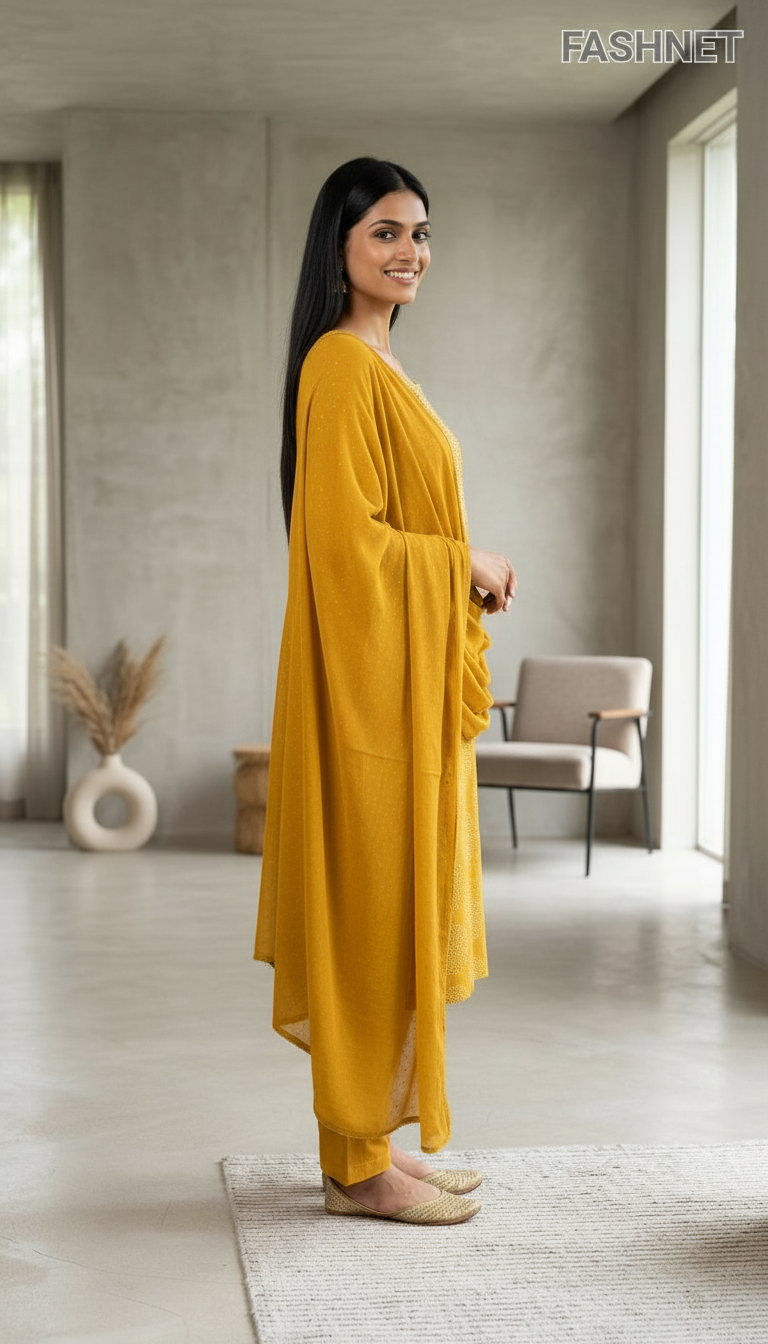 Fashnet Salwar Suit Set view 3