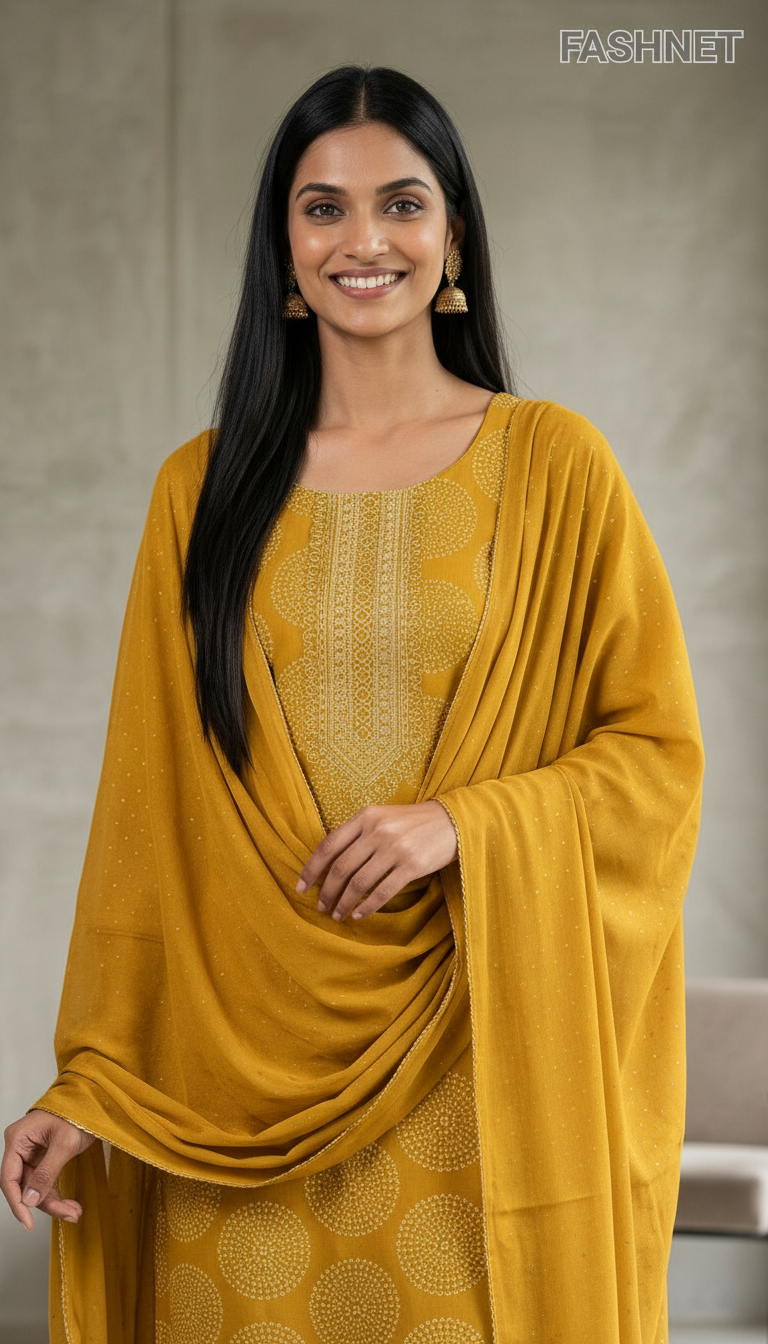 Fashnet Salwar Suit Set view 4