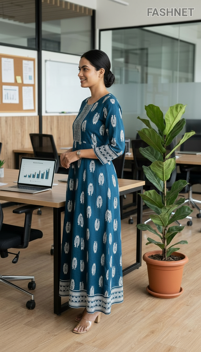 Fashnet Printed Kurta view 2