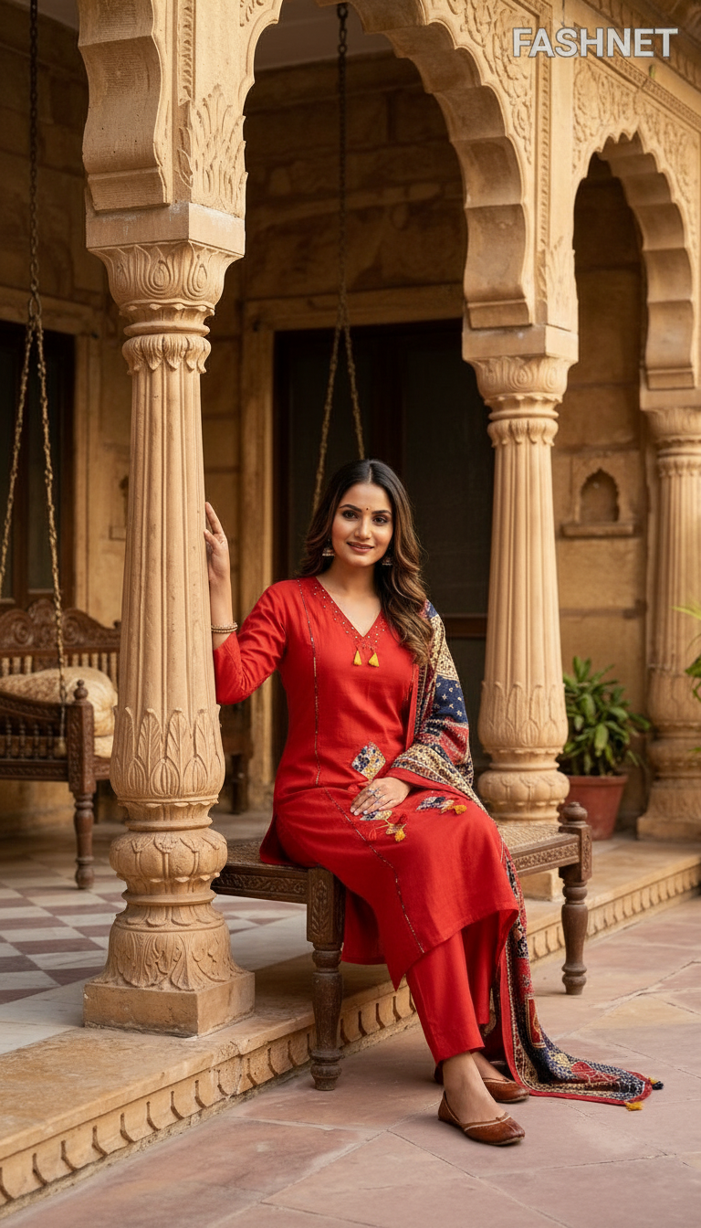FASHNET Salwar Suit Set view 5