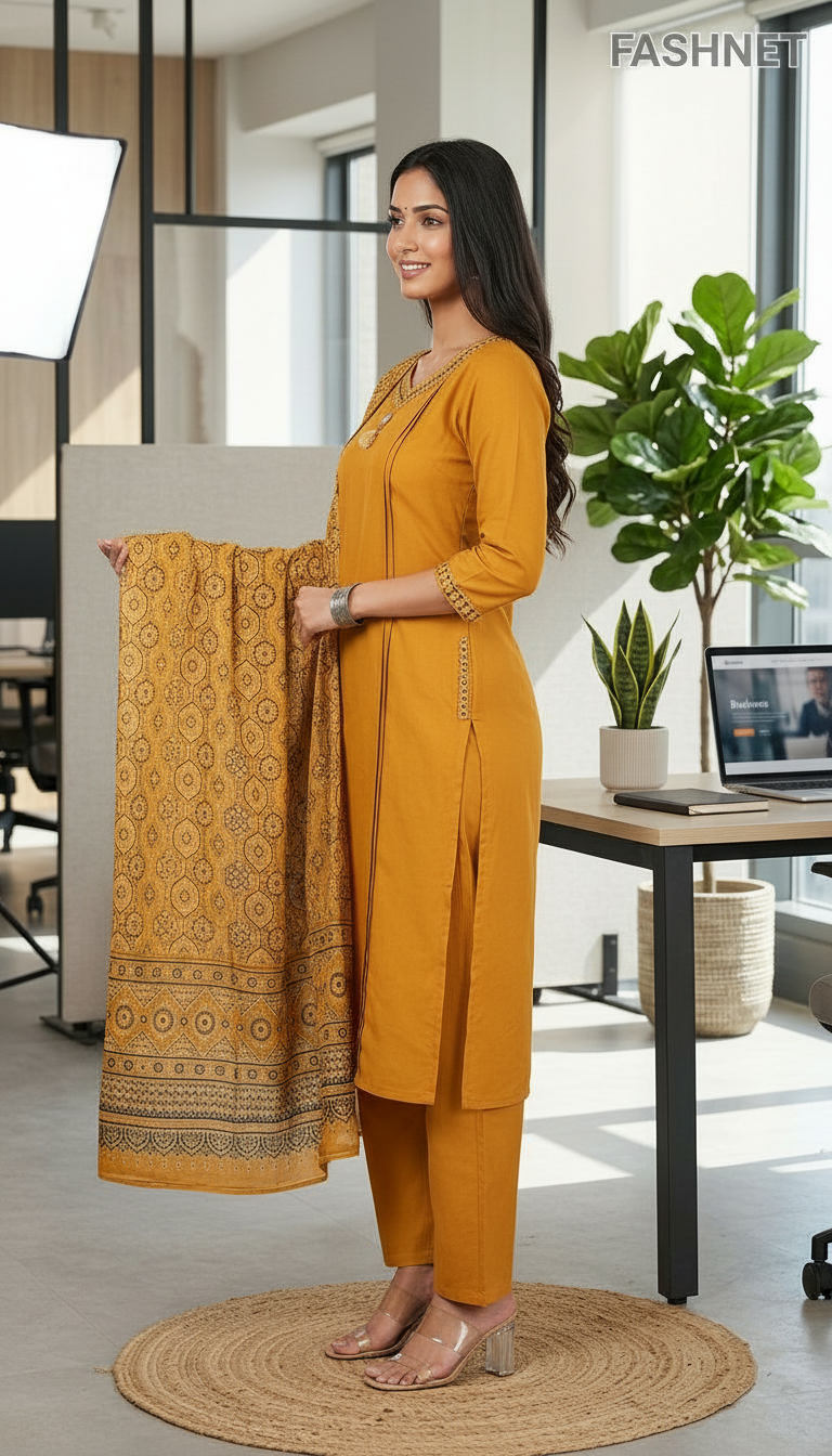 Fashnet Kurta Set 023 view 3