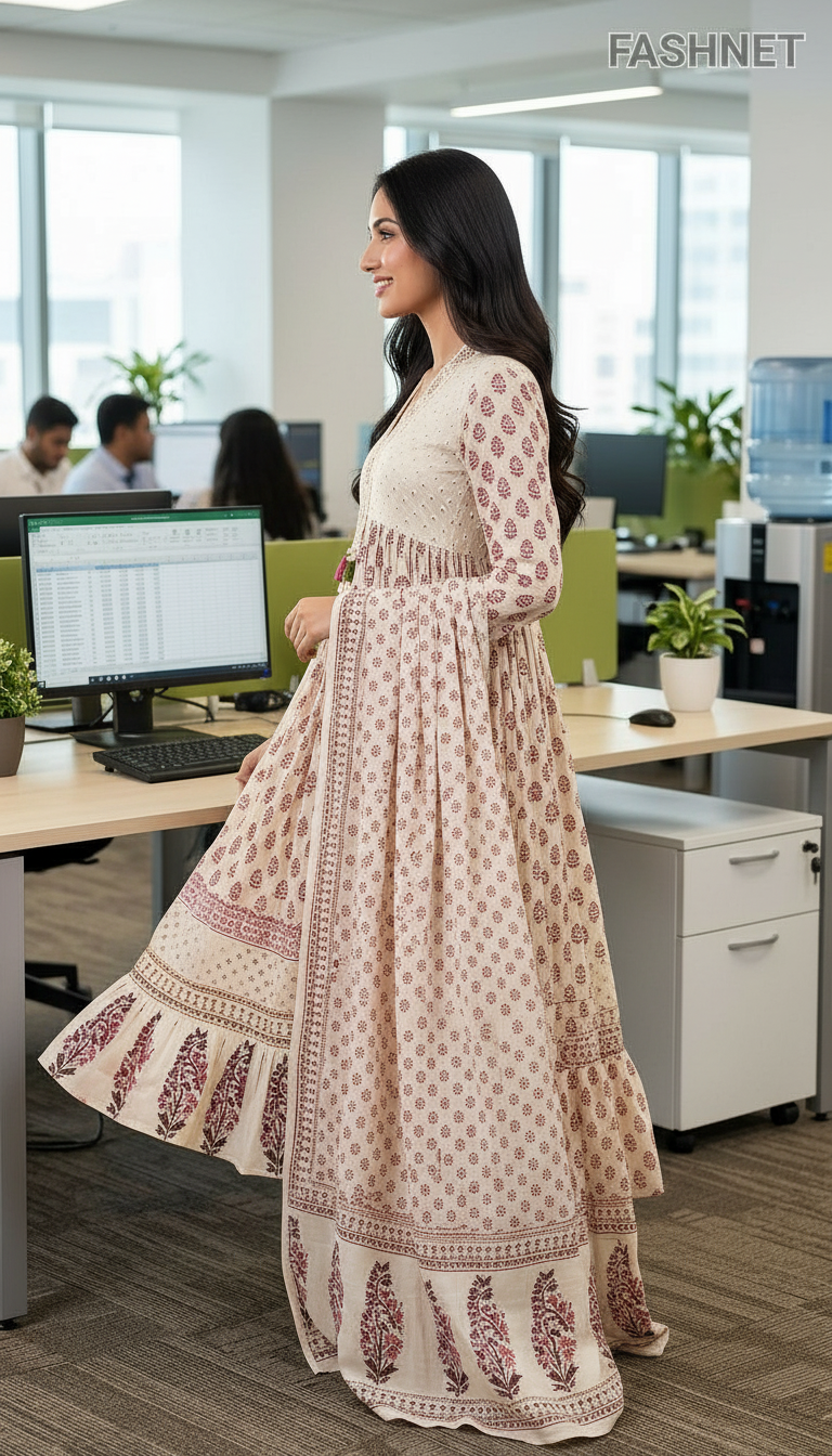 Long Anarkali Dress view 2