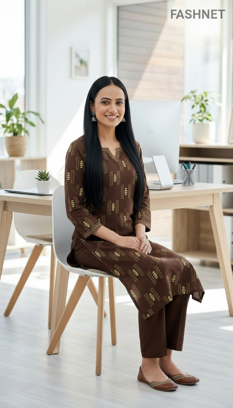 Fashnet Kurta Set 026 view 5