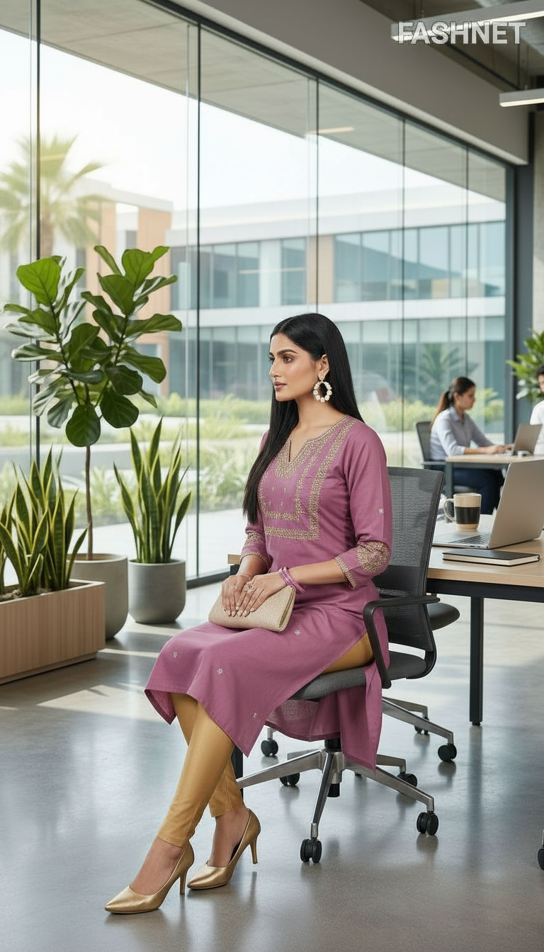 Fashnet Embellished Kurta view 4