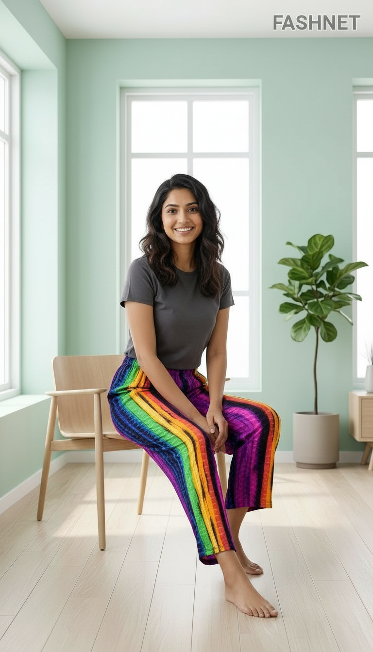 Fashnet Rainbow Lounge Pants view 2