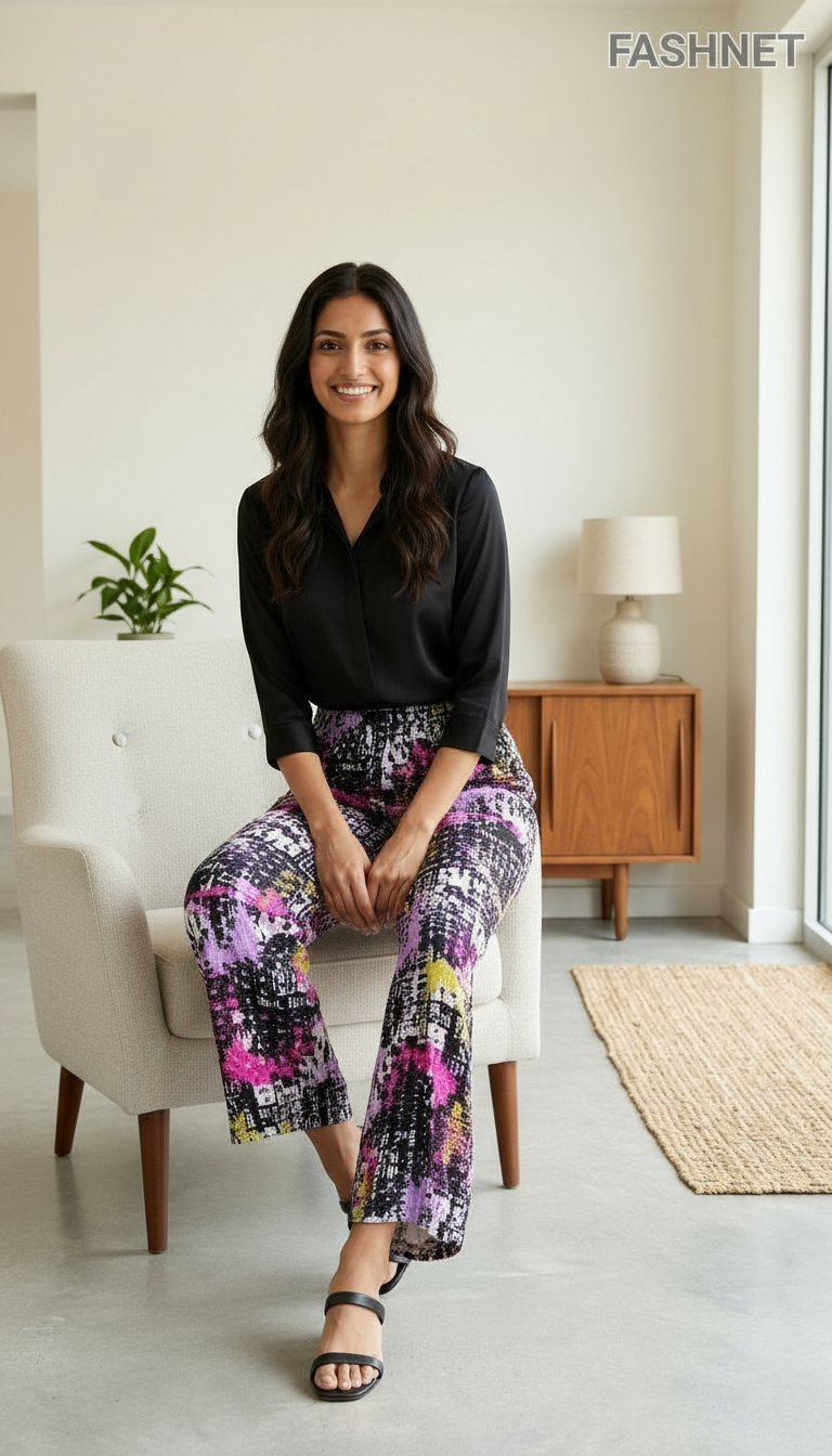 FASHNET Womens Printed Pants view 4