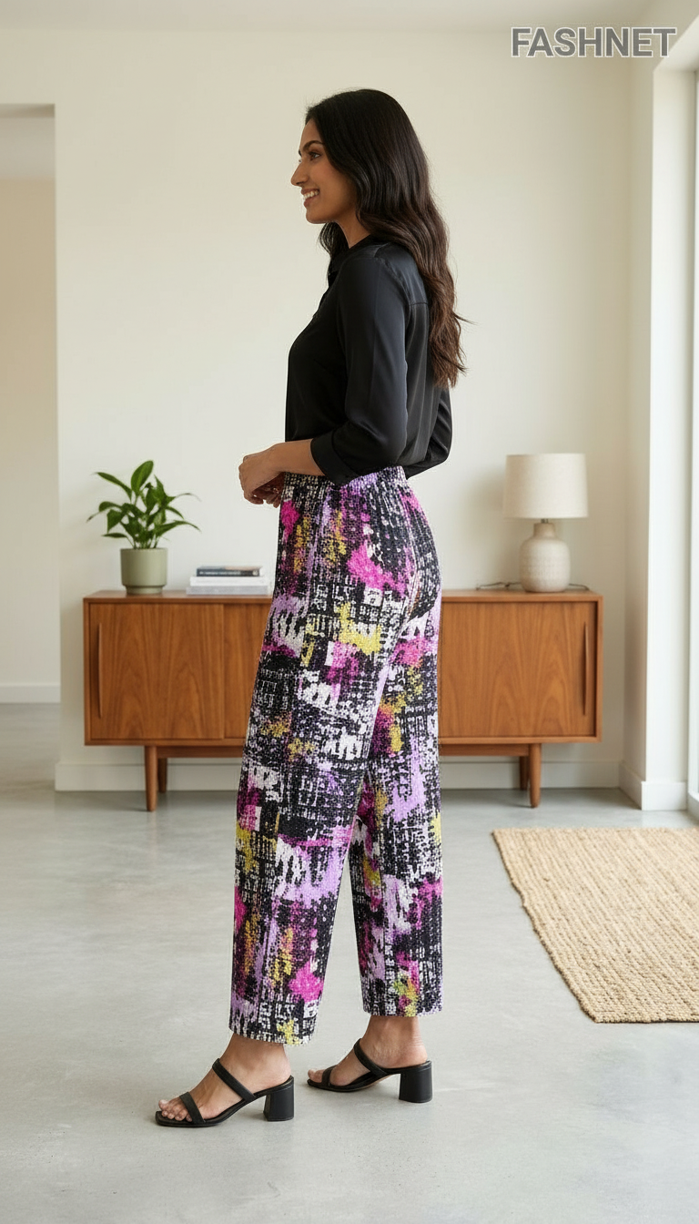 FASHNET Womens Printed Pants view 2