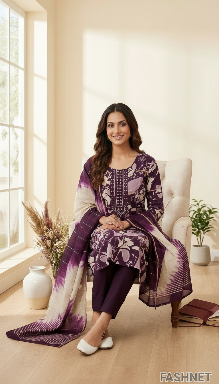 Fashnet Womens Printed Kurta Set 3xl view 4