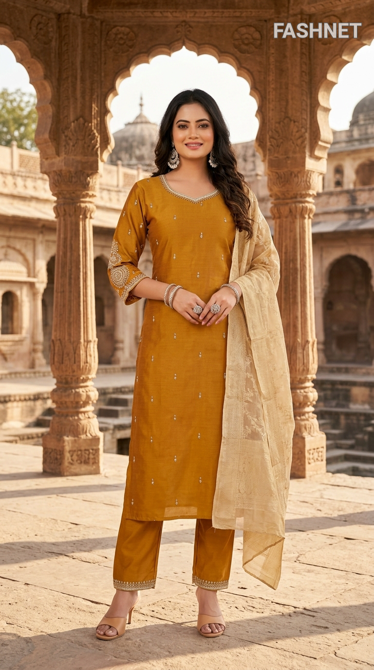 Fashnet Ethnic Kurta Set view 4