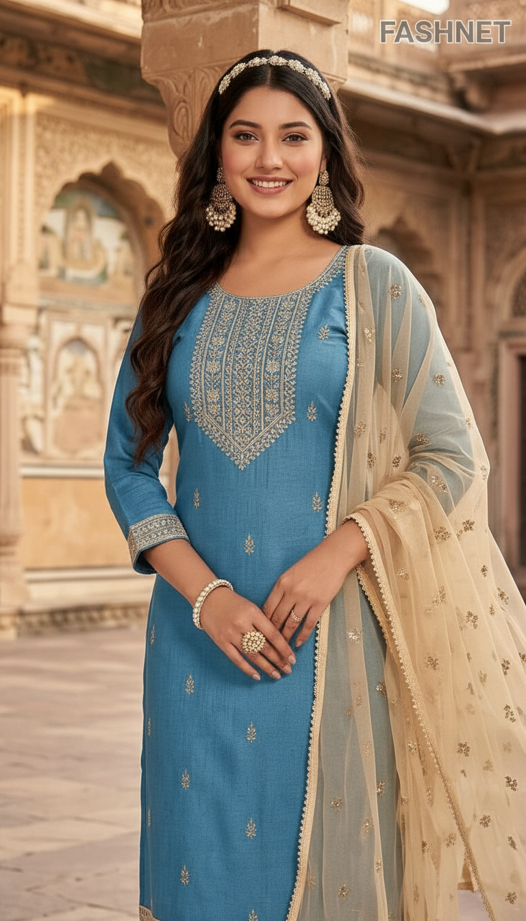 Fashnet Womens Salwar Suit Set 013 view 2