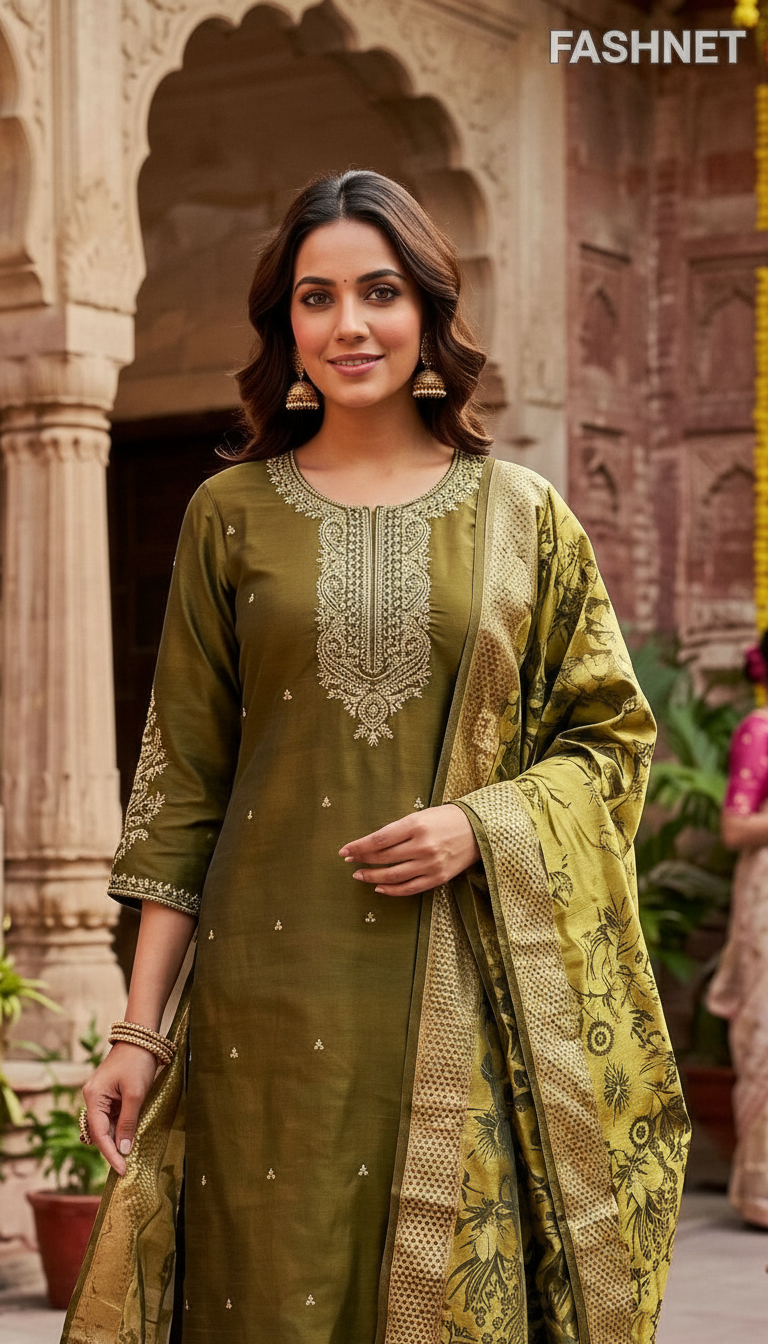 Fashnet Womens Kurta Set 016 view 4