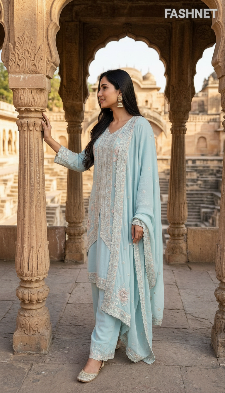 Fashnet Salwar Suit Set 021 view 2