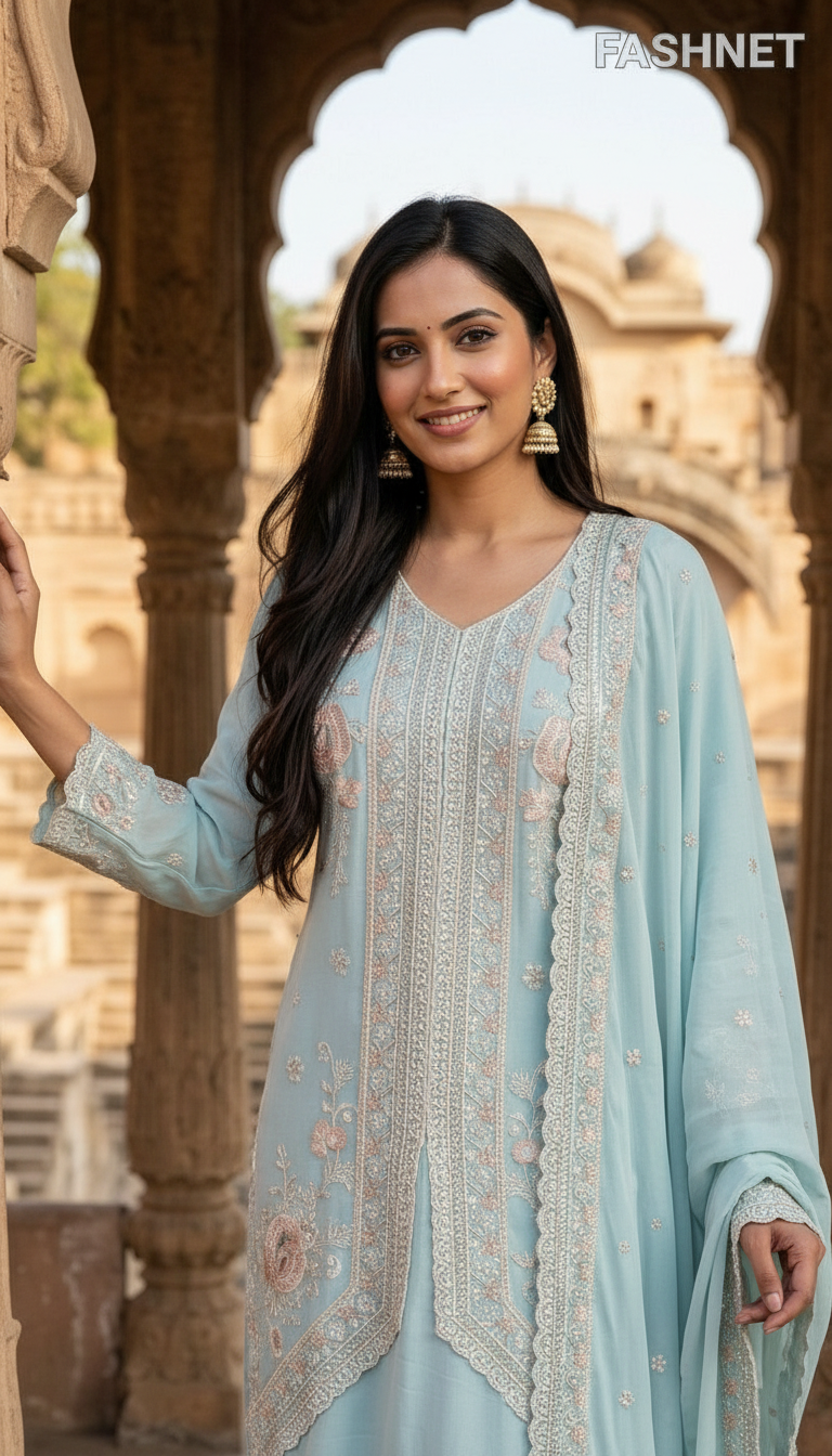 Fashnet Salwar Suit Set 021 view 3