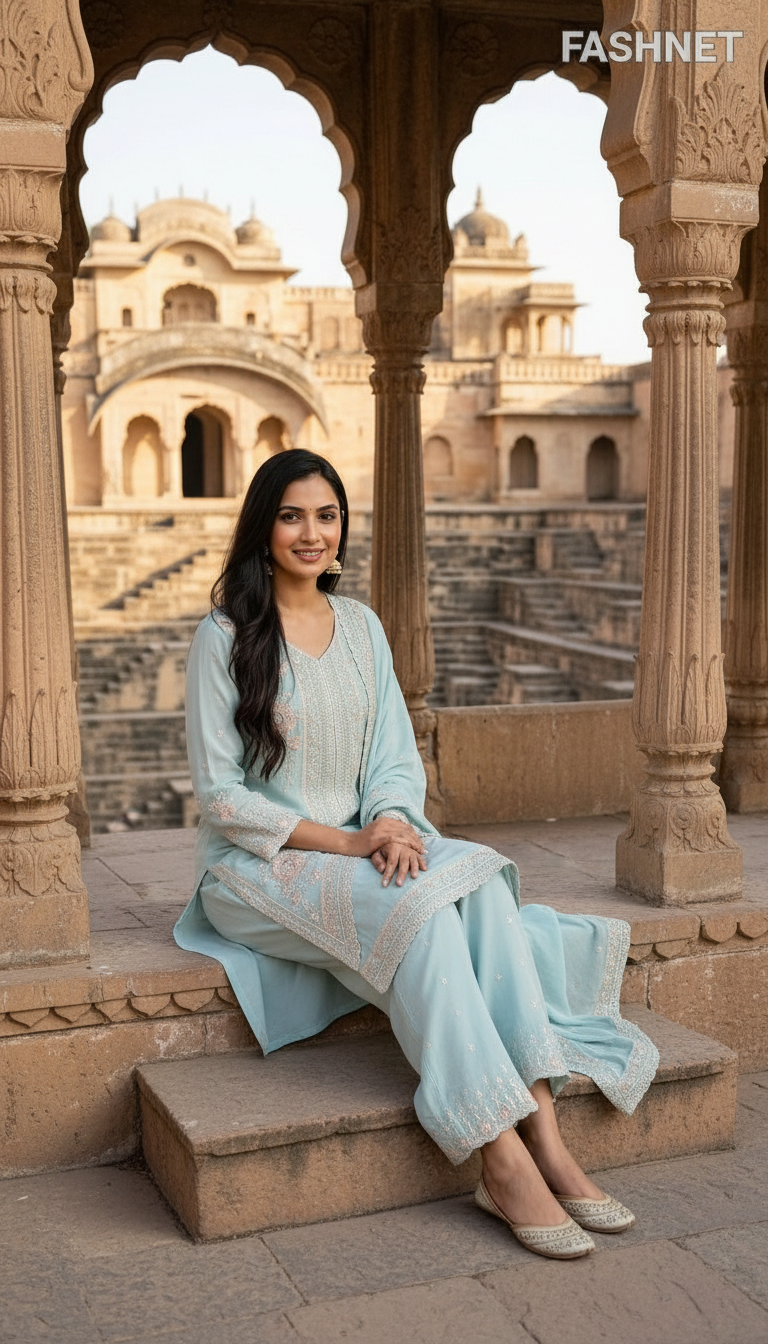 Fashnet Salwar Suit Set 021 view 4